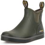 Kalkal Men's Deck Boots, Slip-On Ankle Boots For Fishing, Boating, Outdoor Work