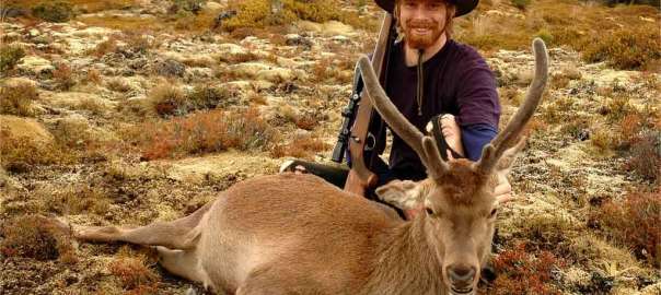 hunter is hunting on Mississippi deer season