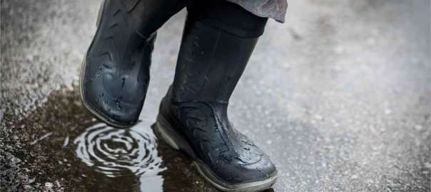 slip resistance feature for shoes