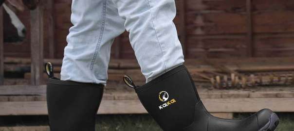 best rubber boots for farm work