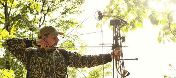 Hunter with Recurve Bows