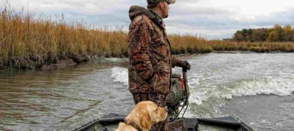 duck hunting in waders
