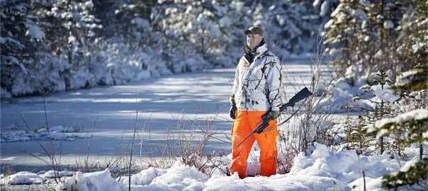 a hunter in challenging a place