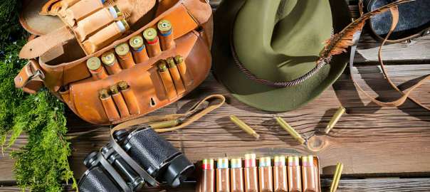 hunting gear and plan