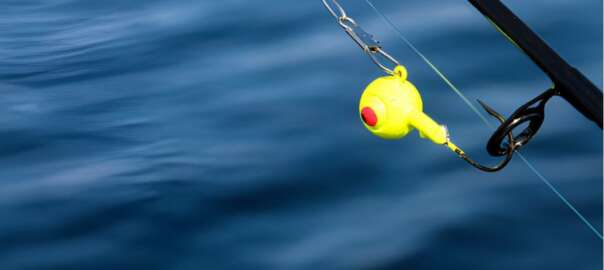 jig fishing for trout