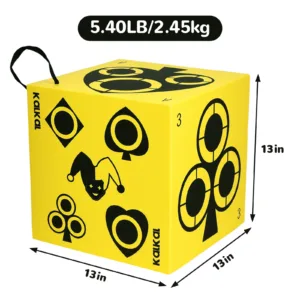 block targets sizes - small and lightweight