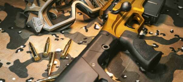 prepare to clean the gun with gun cleaning jags