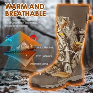 insulated rubber boots for hunting