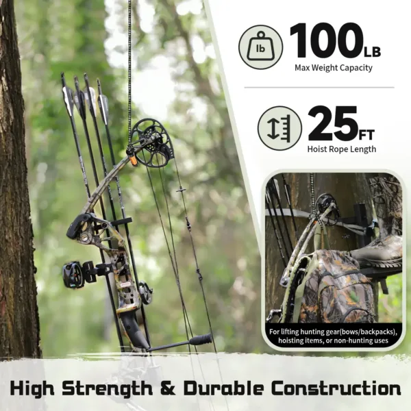 25ft hoist rope for hunting