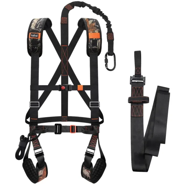 Kalkal hunting harness with tree strap