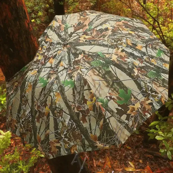 58'' Upgraded Pop-Up Hunting Treestand Umbrella With Reinforced, Heavy Duty Rod