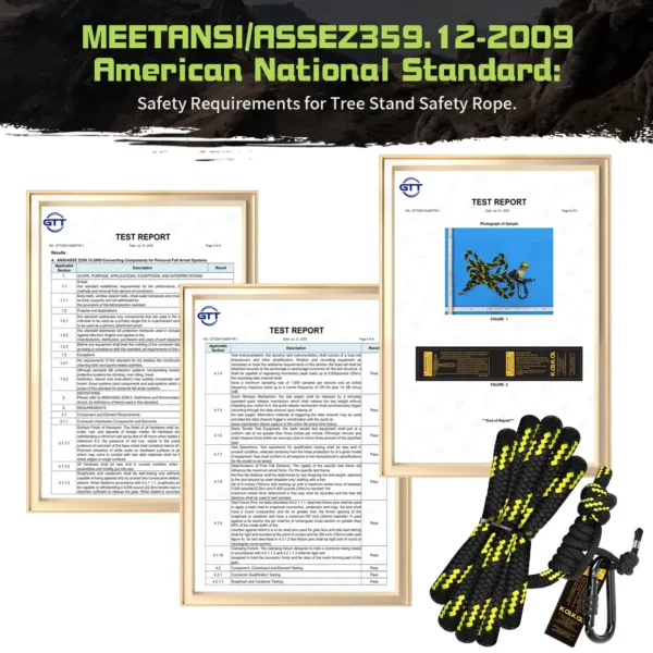 hunting safety rope certification