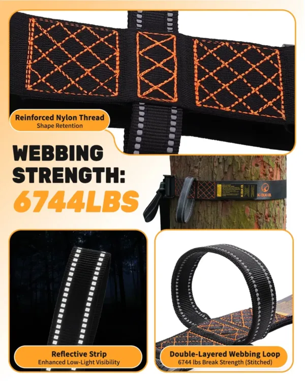 hunting tree strap break strength