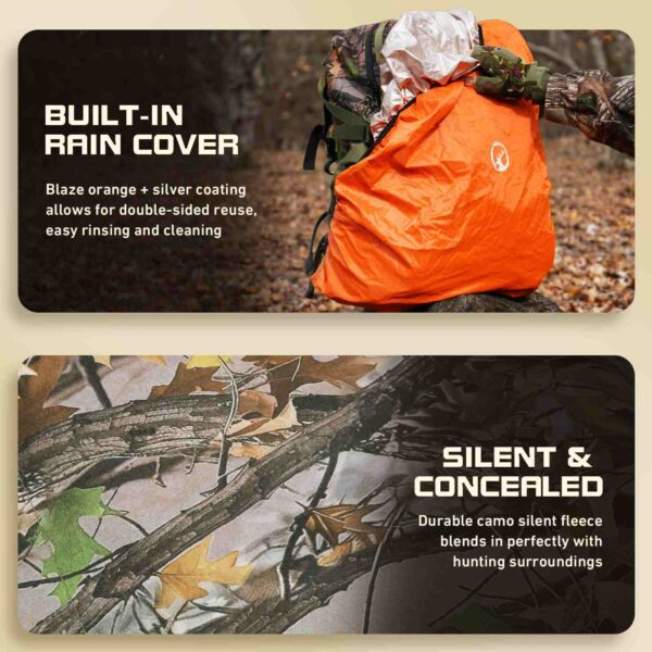silent hunting backpack