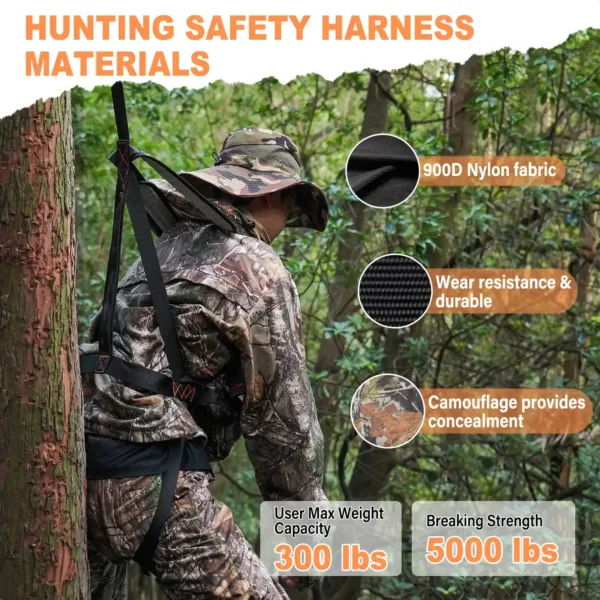 tree stand harness for big guys 300lbs