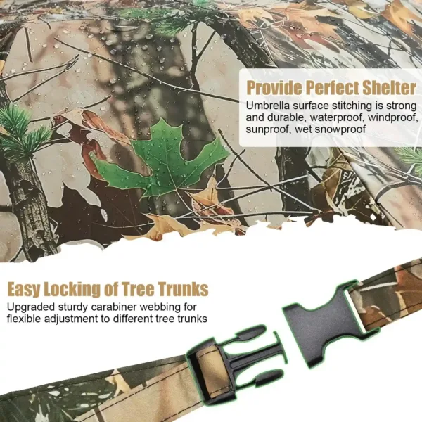 waterproof winproof tree stand umbrella