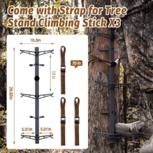 Kalkal 3 step climbing sticks sizes