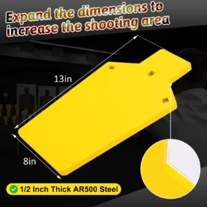 Kalkal steel target sizes 8'' x 13''