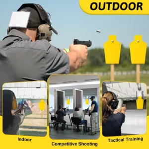 hanging steel shooting targets for various indoor or outdoor practice
