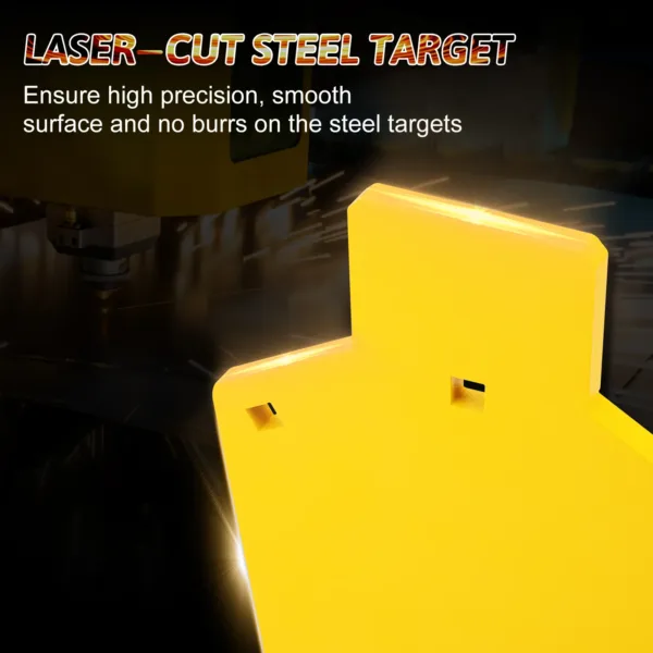 high quality laser-cut steel target