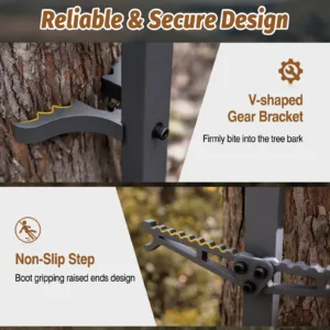 non-slip step design, ensure climbing safety