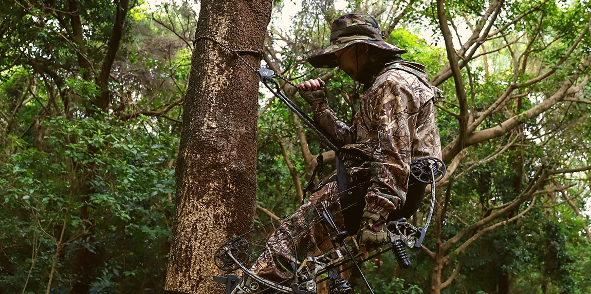 one-stick saddle hunting setup
