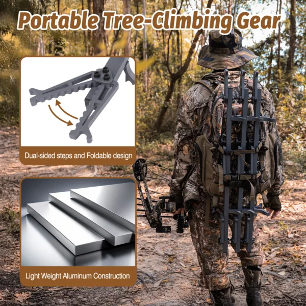 portable aluminum climbing sticks