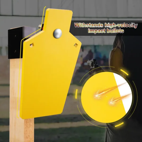reactive steel target