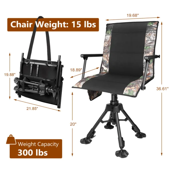 Kalkal heating chair sizes details