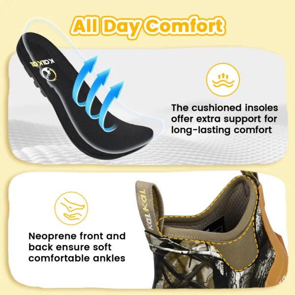 kids rain boots designed with all-day-comfort features