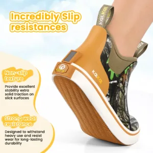 kids rain boots in ankle height, with slip-resistant outsole