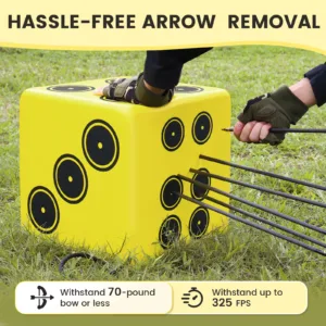 easily remove the arrows from Kalkal bow practice target