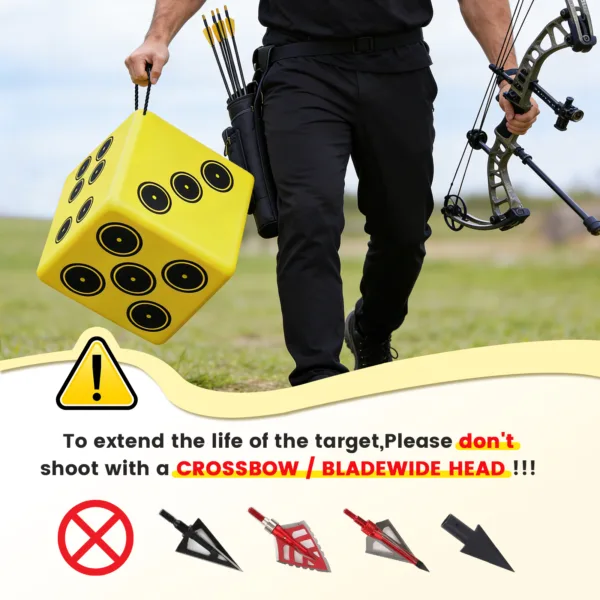 outdoor archery target block